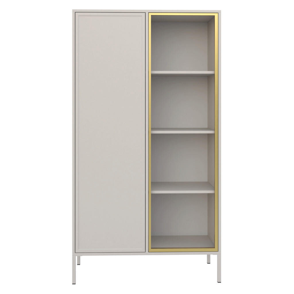 Selsey VITRÍNA Velveto kašmír 90 cm
