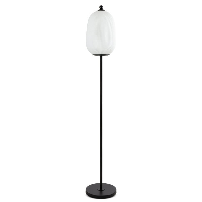 Stojací lampa RUTH 2 01 bílá / černá