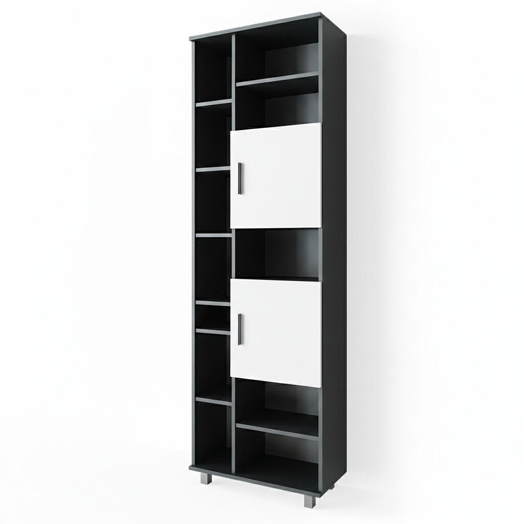 Vicco KOUPELNOVÁ SKŘÍŇKA Ilias Antracitová/bílá 60 x 190 cm
