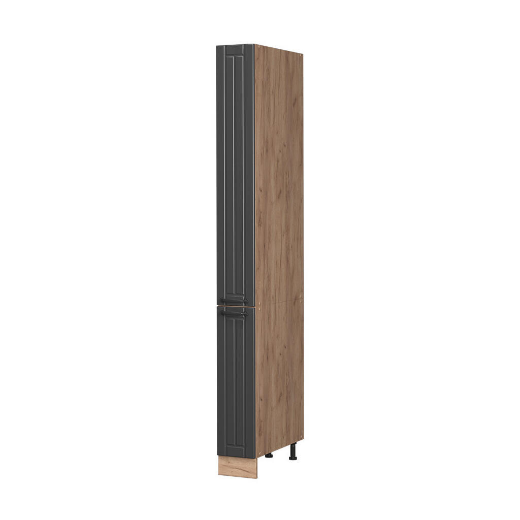 Vicco LÉKÁRNIČKOVÁ SKŘÍŇKA Fame-Line, Tmavě šedá/Zlatý mocný dub, 20 cm