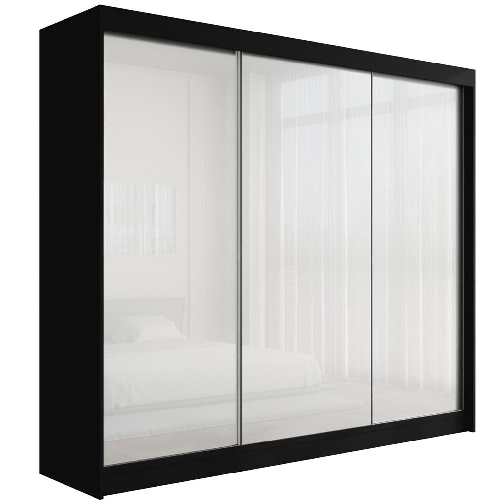 ALTDECOR ŠATNÍ SKŘÍŇ PEKA – 250 cm – černá|bílá