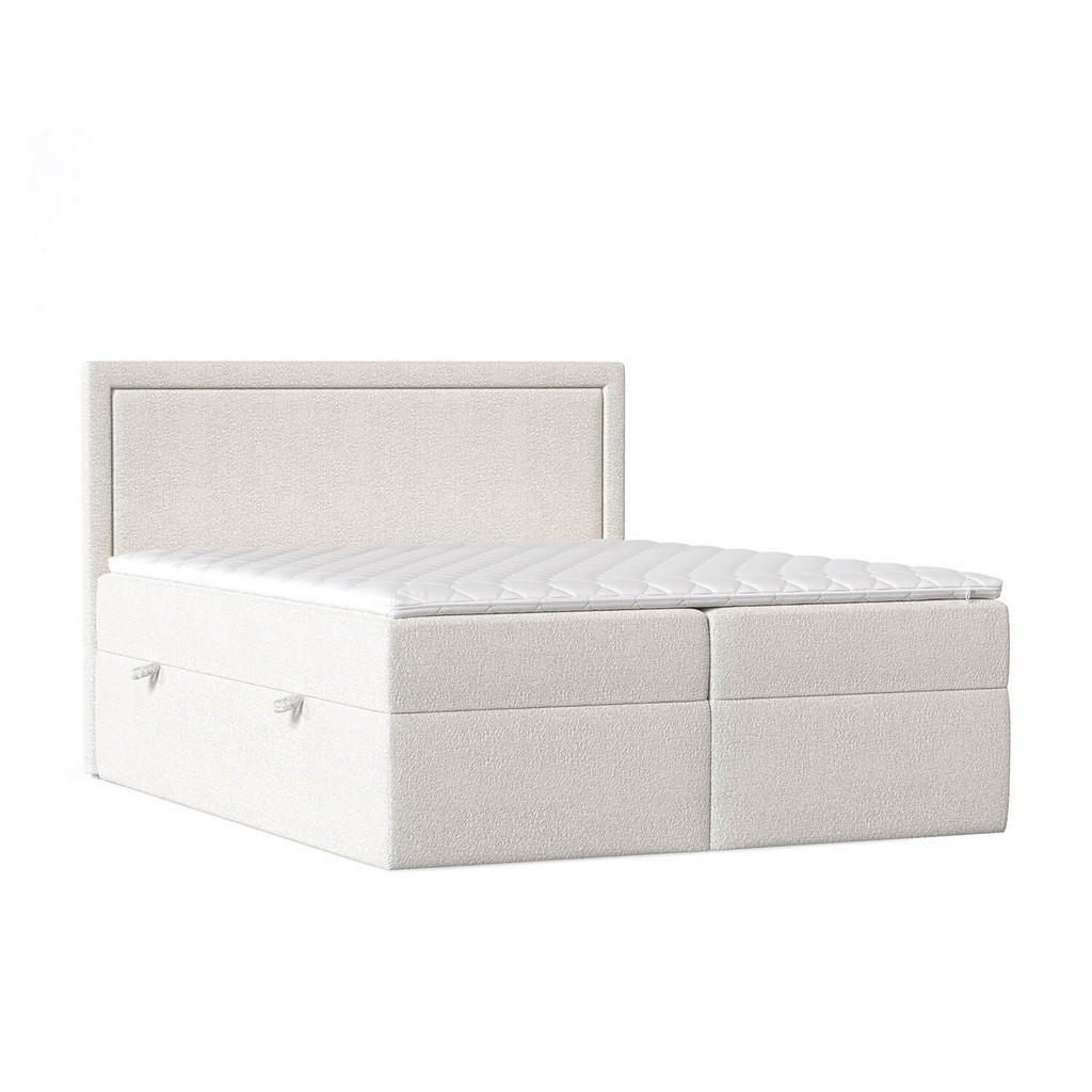 AltaBeds KONTINENTÁLNÍ postel JODAN 160/200 cm Bílá