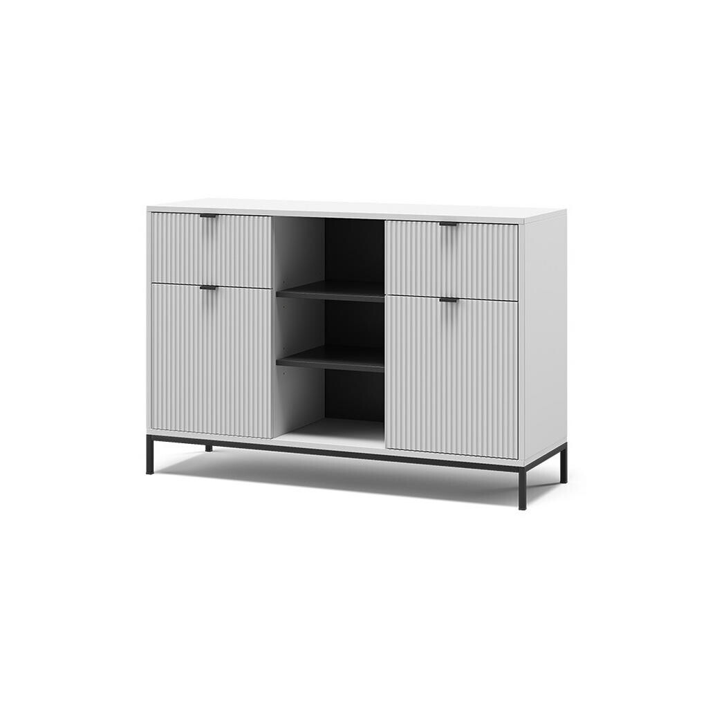 Vicco KREDENC Eliza Bílá 120 x 81.2 cm se 2 zásuvkami a 2 dvířky