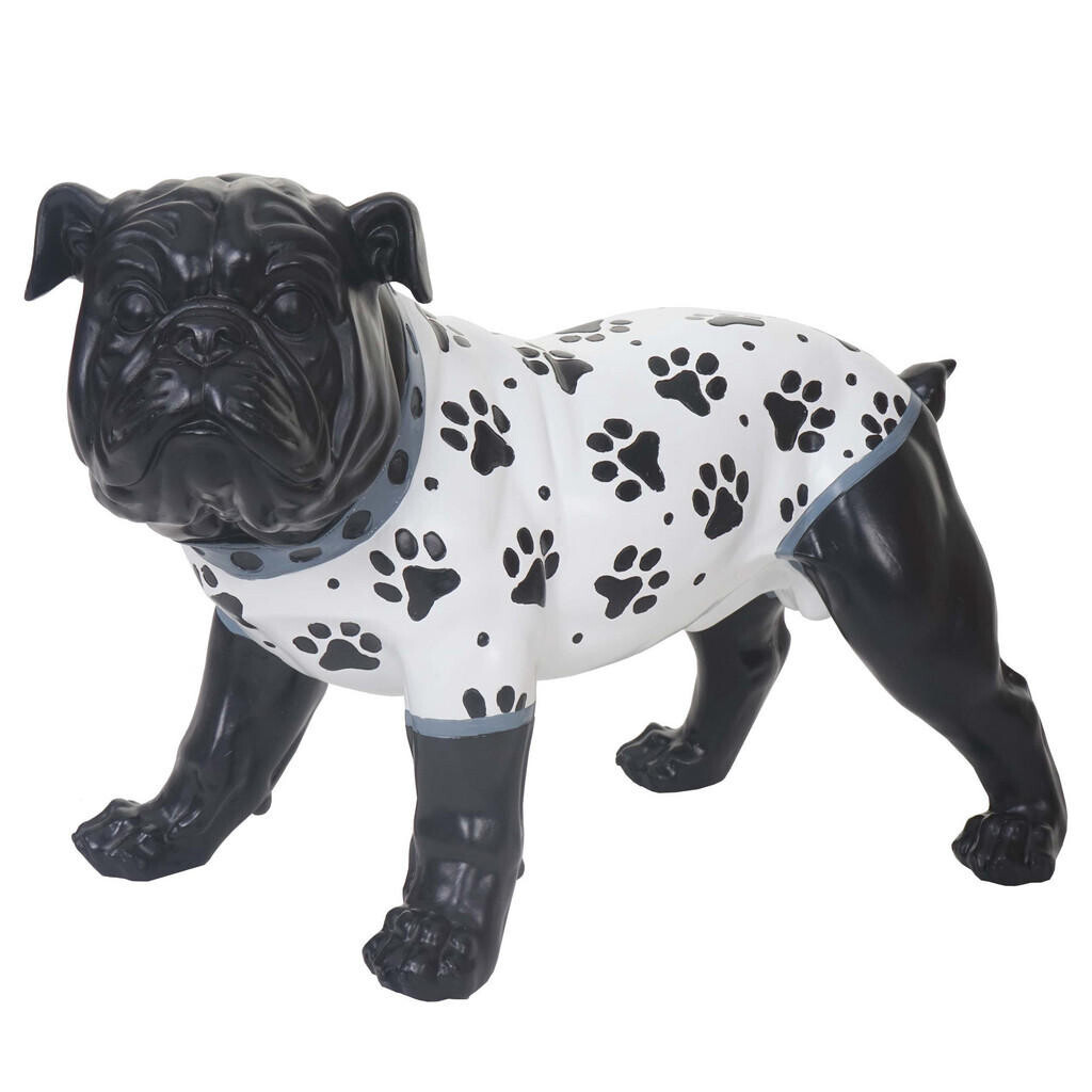 MCW DEKO FIGURKA BULLDOG Černá
