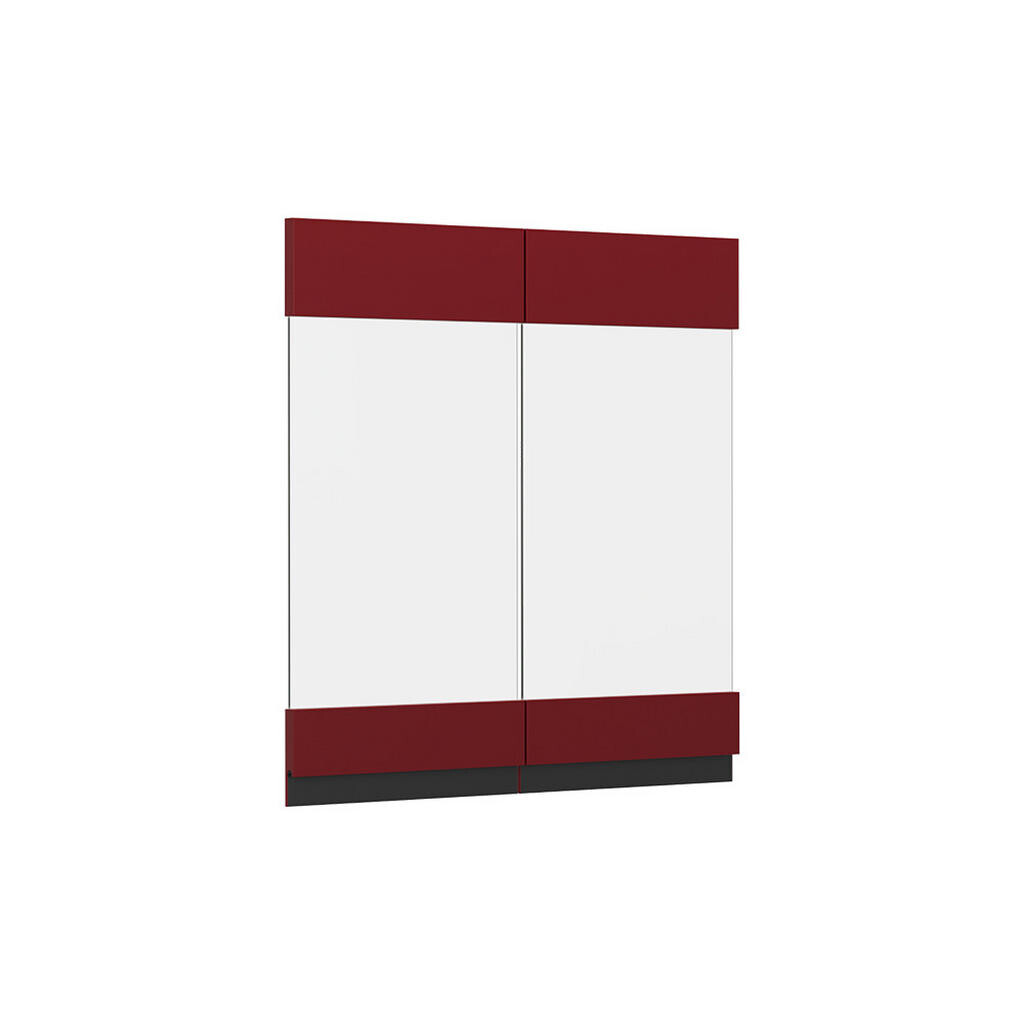 Vicco KUCHYŇSKÁ DVÍŘKA R-Line Červená 59.2 x 59 cm nábytková čela pro závěsnou vitrínu