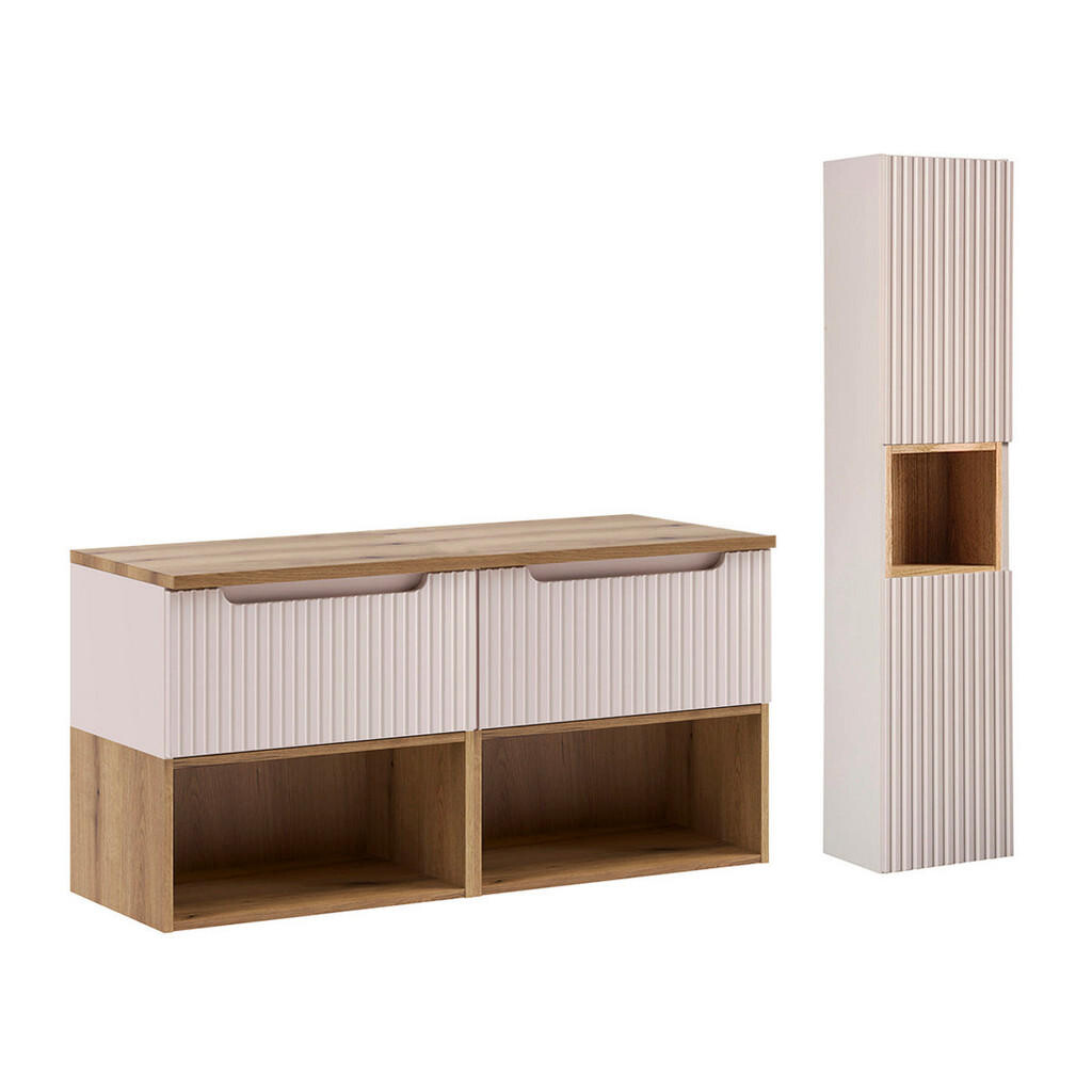 Petits-meubles SKŘÍŇKA POD UMYVADLO 120.4cm Riva 2er-Set Kašmír