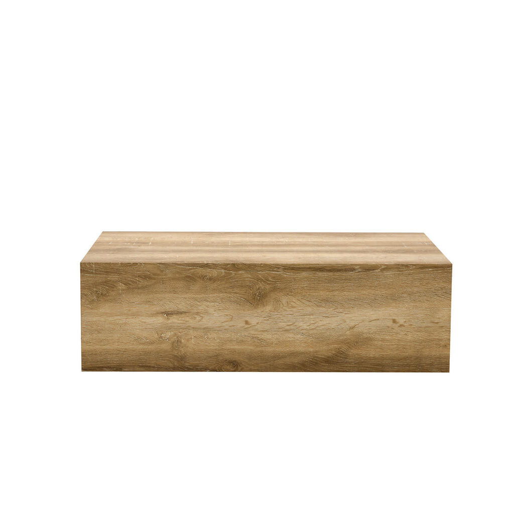OKWISH KONFERENČNÍ stolek 90/50/30 cm světlé dřevo z MDF bez montáže s protiskluzovými podložkami