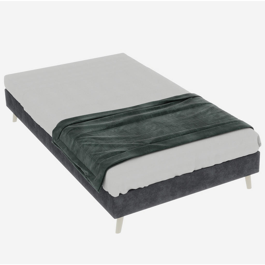 Redom POSTEL 140/200 cm s moderním minimalistickým designem a stabilní konstrukcí, Šedá