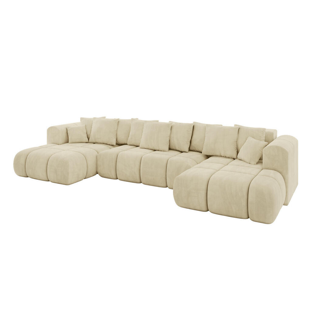 ALTDECOR SEDACÍ SOUPRAVA CLOUD-U-v1 405x185x90 béžový velur