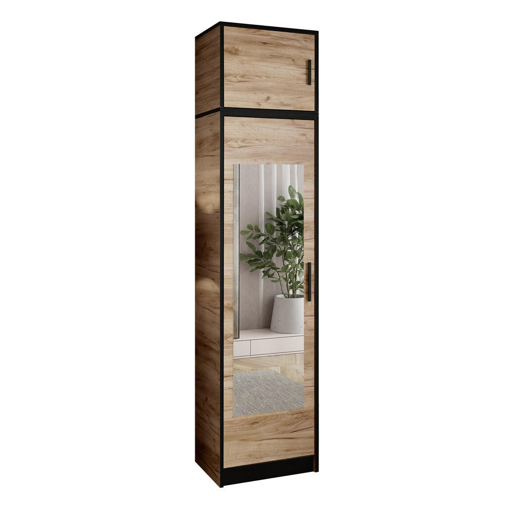Kier Furniture ŠATNÍ SKŘÍŇ ROJ s nástavbou 1D Dub Craft