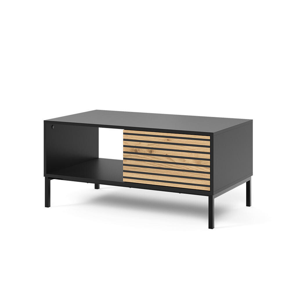 Vicco KONFERENČNÍ STOLEK Eliza Zlatý dub power/antracit 90 x 50 cm se zásuvkou