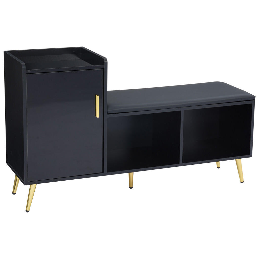 Urban Meuble BOTNÍK černý, 120/35/71,5 cm