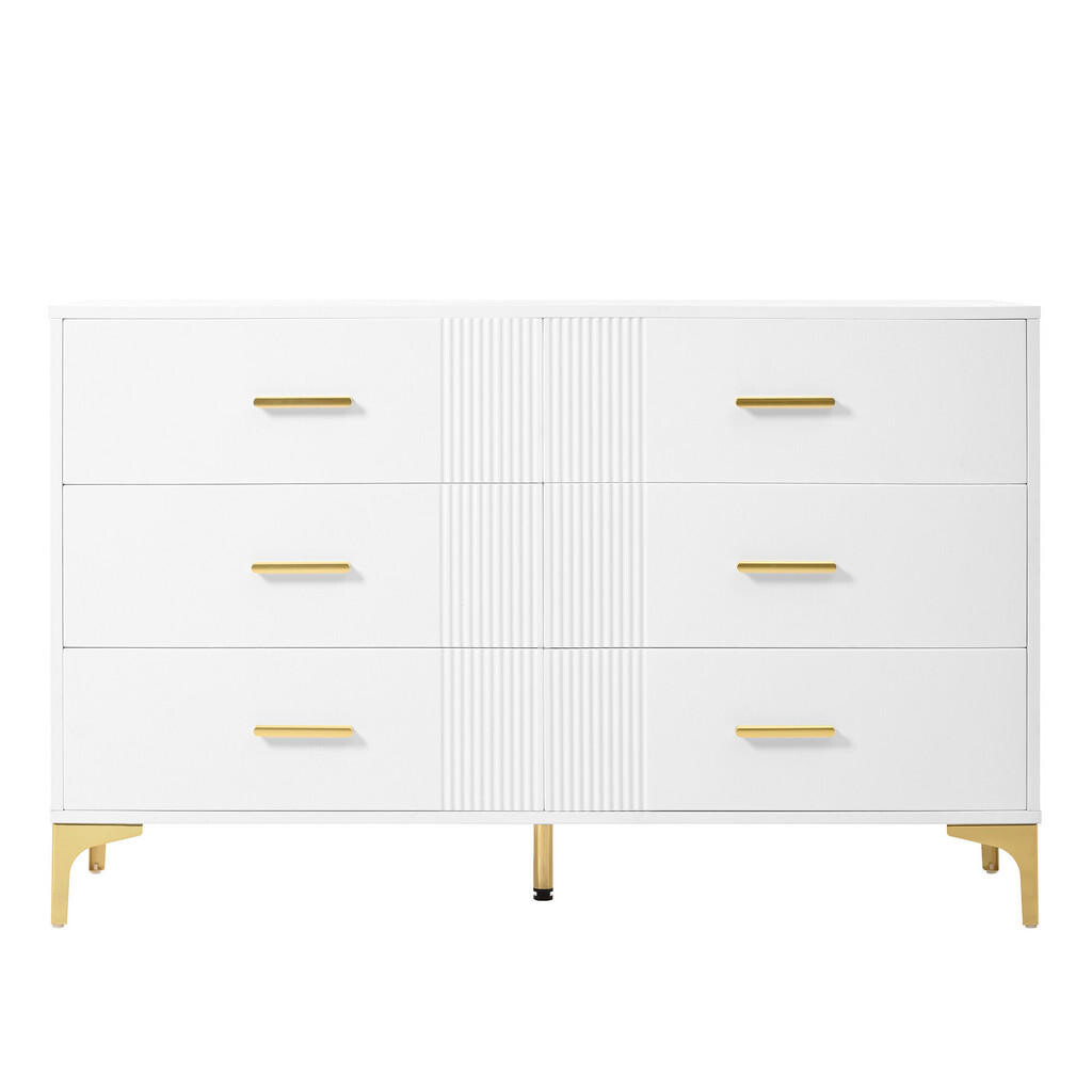 Urban Meuble SIDEBOARD se 6 zásuvkami bílý