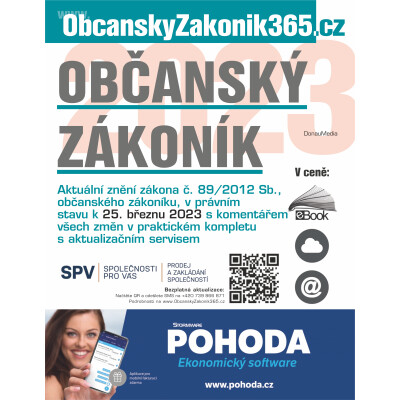 Občanský zákoník 2023 s komentářem změn