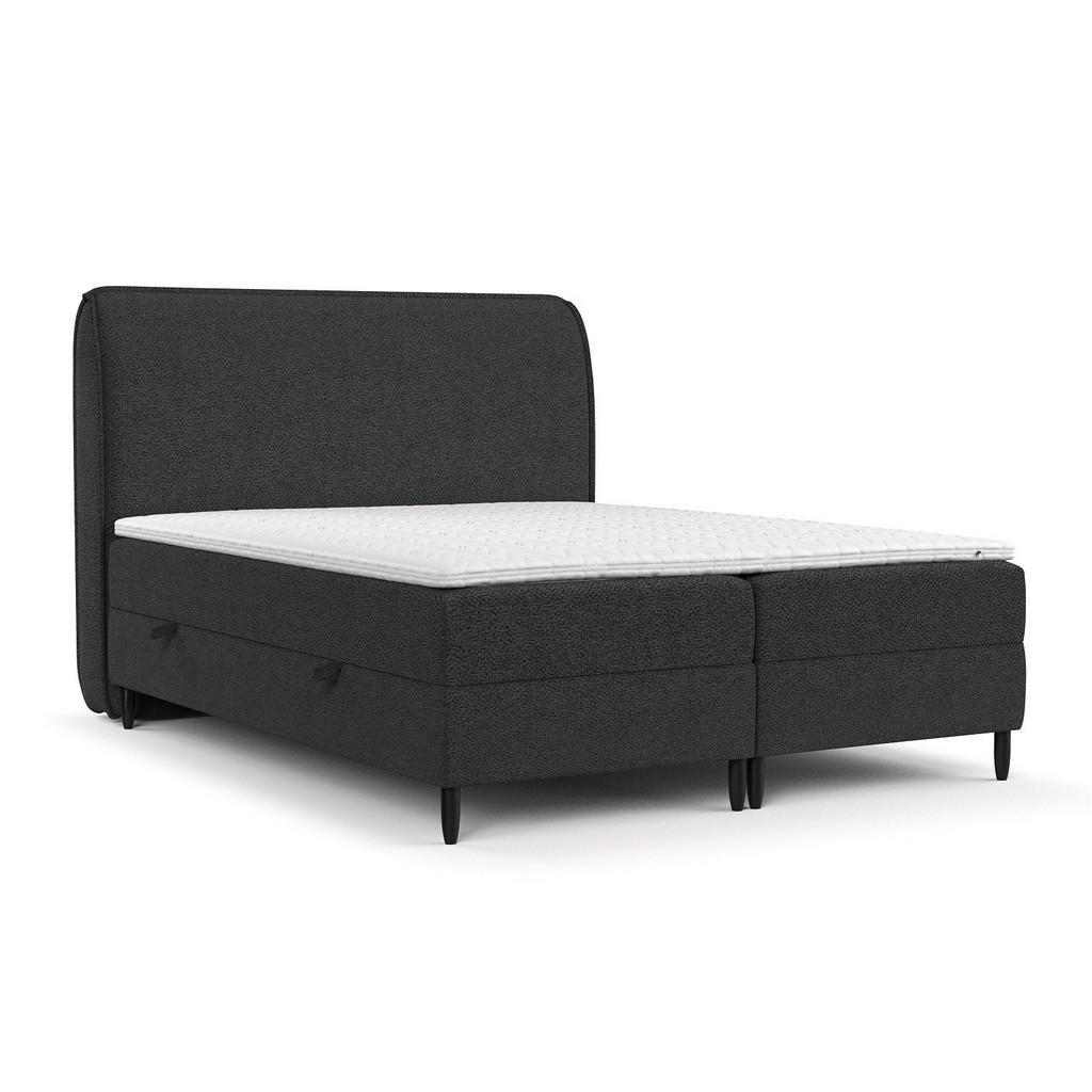 AltaBeds POSTEL BOXSPRING LUNARO 160/200 Antracitová