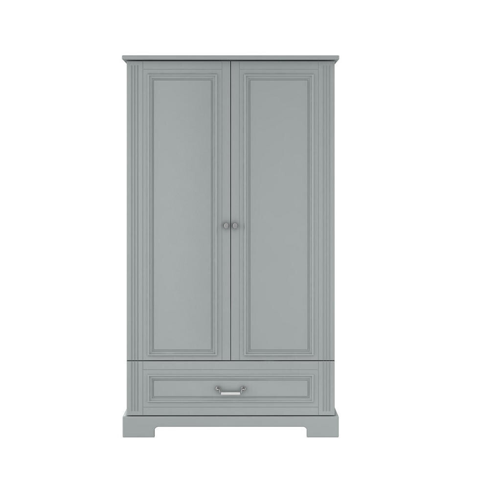 RAUMHIRSCH FURNITURE DĚTSKÁ SKŘÍŇ Ines, 2dveřová – ideální do dětského pokoje Šedá