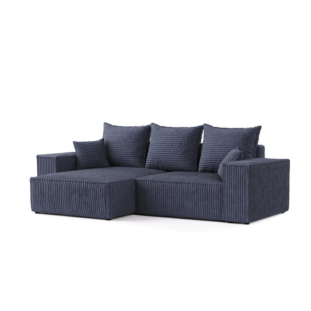 AltaBeds ROHOVÁ SEDAČKA SENSO, textil, Námořnická modrá