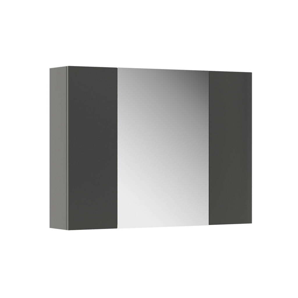 Vicco KOUPELNOVÁ ZRCADLOVÁ SKŘÍŇKA Leopold Antracit 80 x 59.2 cm s policemi