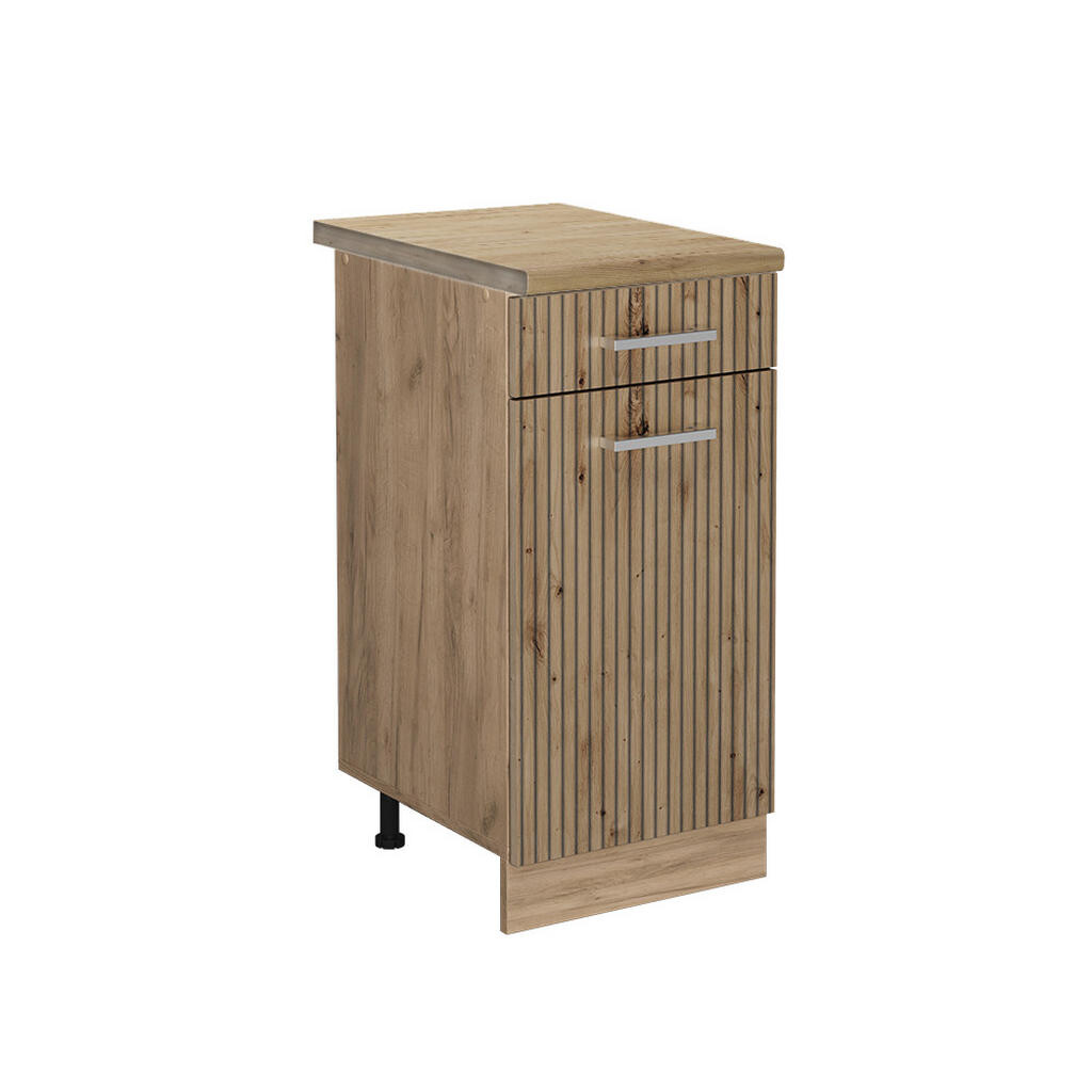 Vicco SPODNÍ SKŘÍŇKA KUCHYŇSKÉ LINKY R-Line Řemeslný dub 40 cm , PD Dub