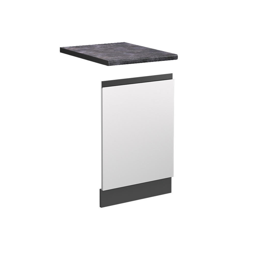 Vicco PŘEDNÍ PANEL R-Line Bílá 45 cm , PD Antracit
