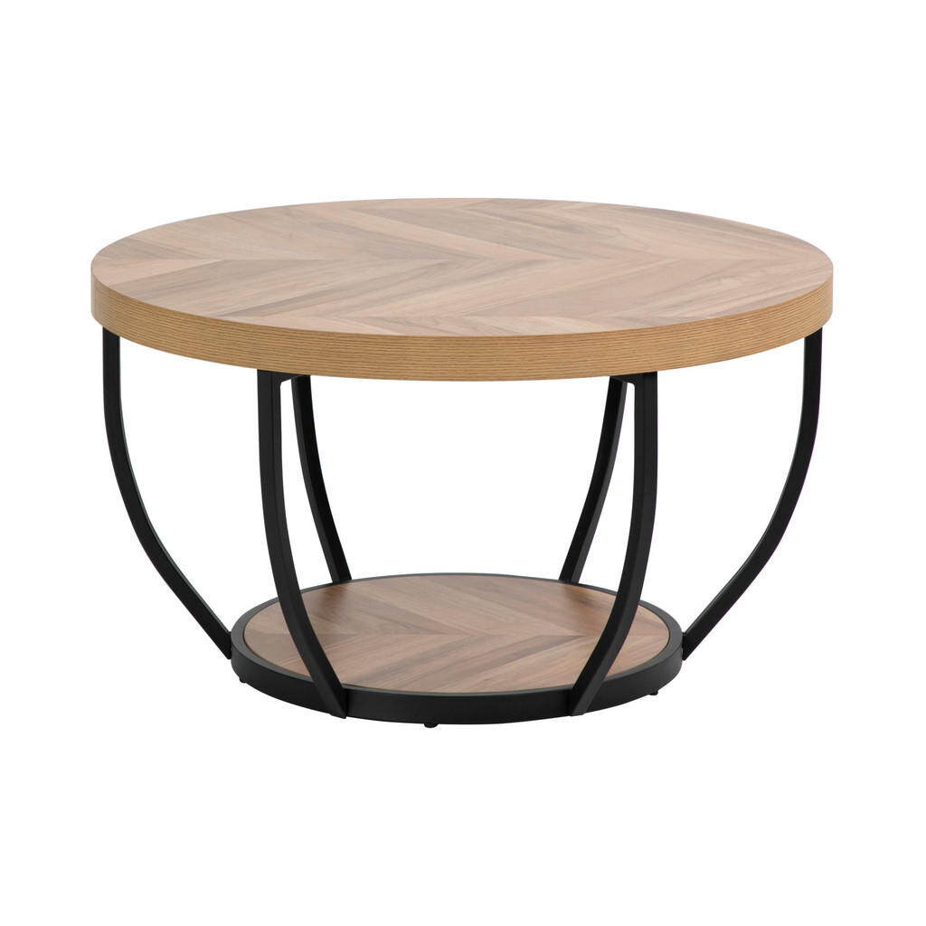 Home Collective KONFERENČNÍ stolek šířky 80 cm z tmavého dubu