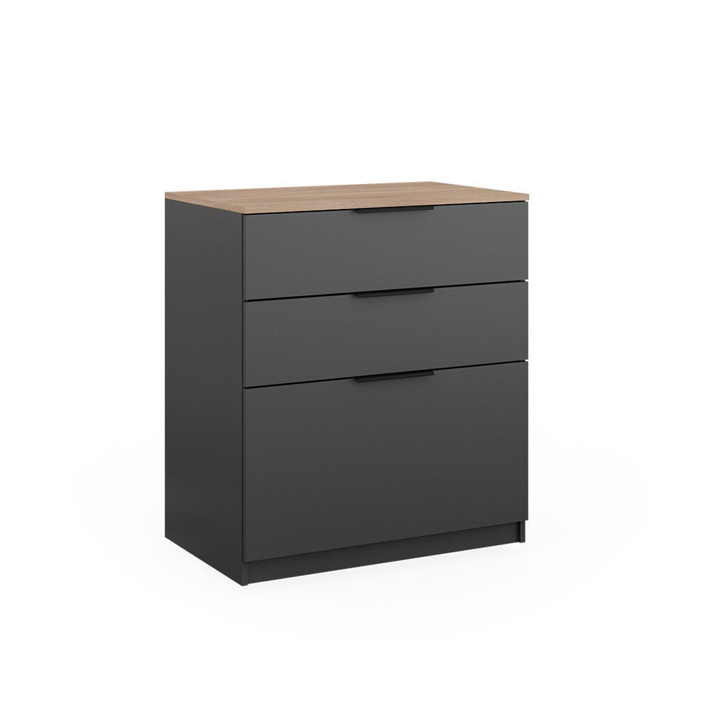 Vicco KREDENC Betti Anthracite/Sonoma 50 x 90 cm
