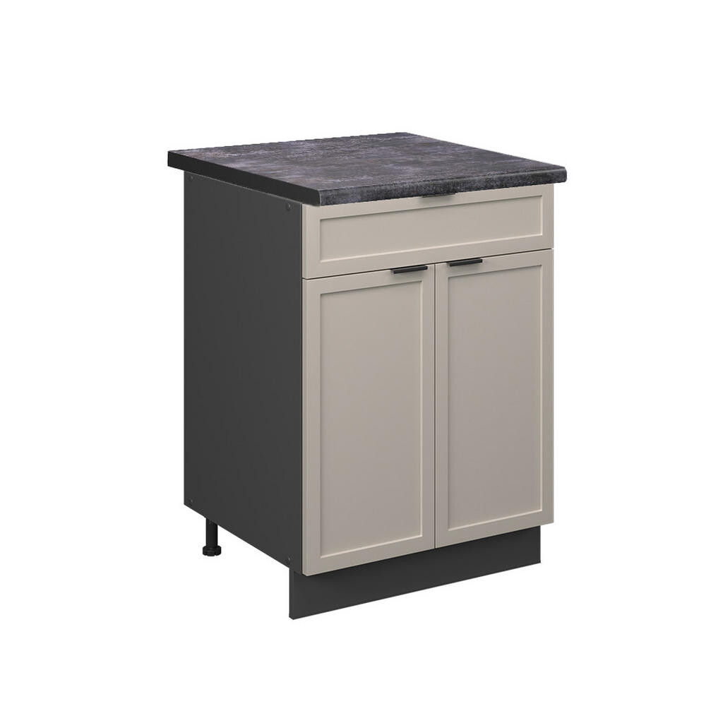 Vicco SPODNÍ SKŘÍŇKA KUCHYŇSKÉ LINKY Fame-Line GreyBeige 60 cm se zásuvkou, PD Antracit