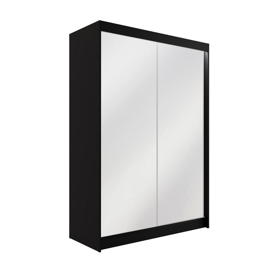 ALTDECOR ŠATNÍ SKŘÍŇ AMOHA s LED – 150 cm – černá