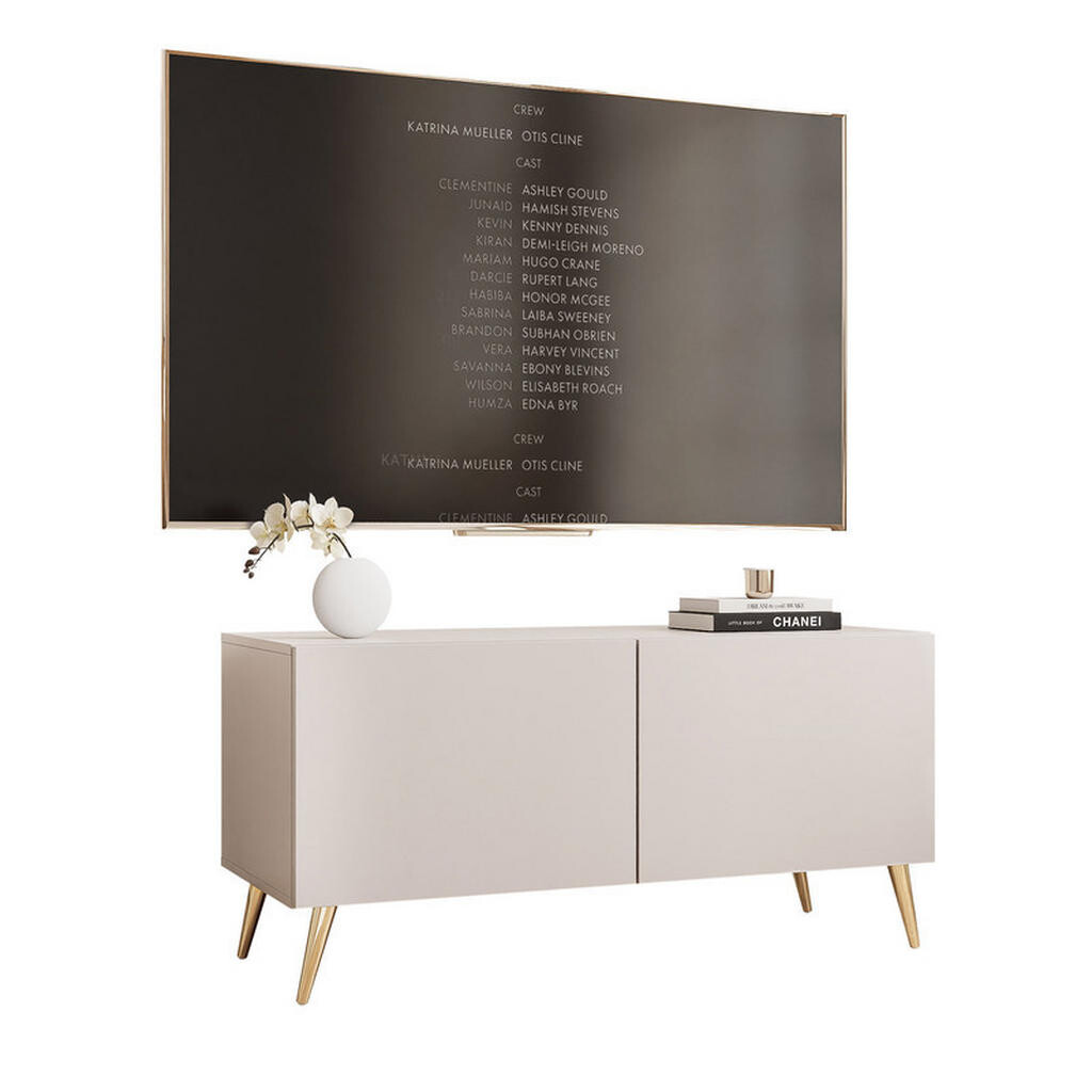 Idohome TV skříňka ANGEL 200 cm na nožkách s osvětlením KAŠMÍROVÁ