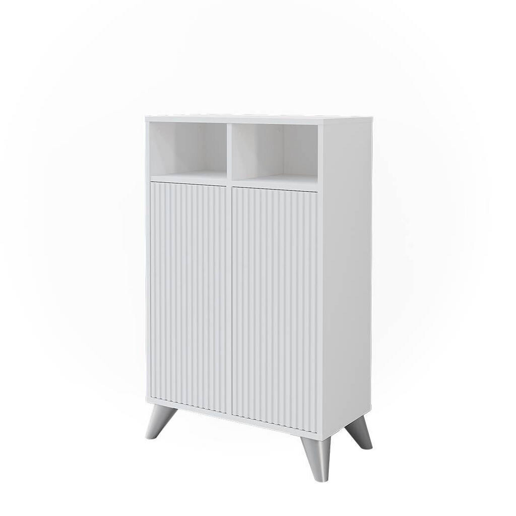 Vicco MIDI SKŘÍŇKA Leano Bílá 60 x 97 cm se 2 dveřmi