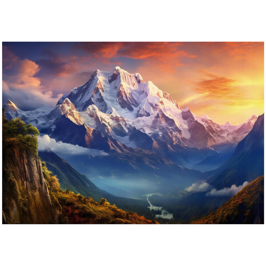 Wallarena FOTOTAPETA Hory Příroda Modrá 368x254 cm