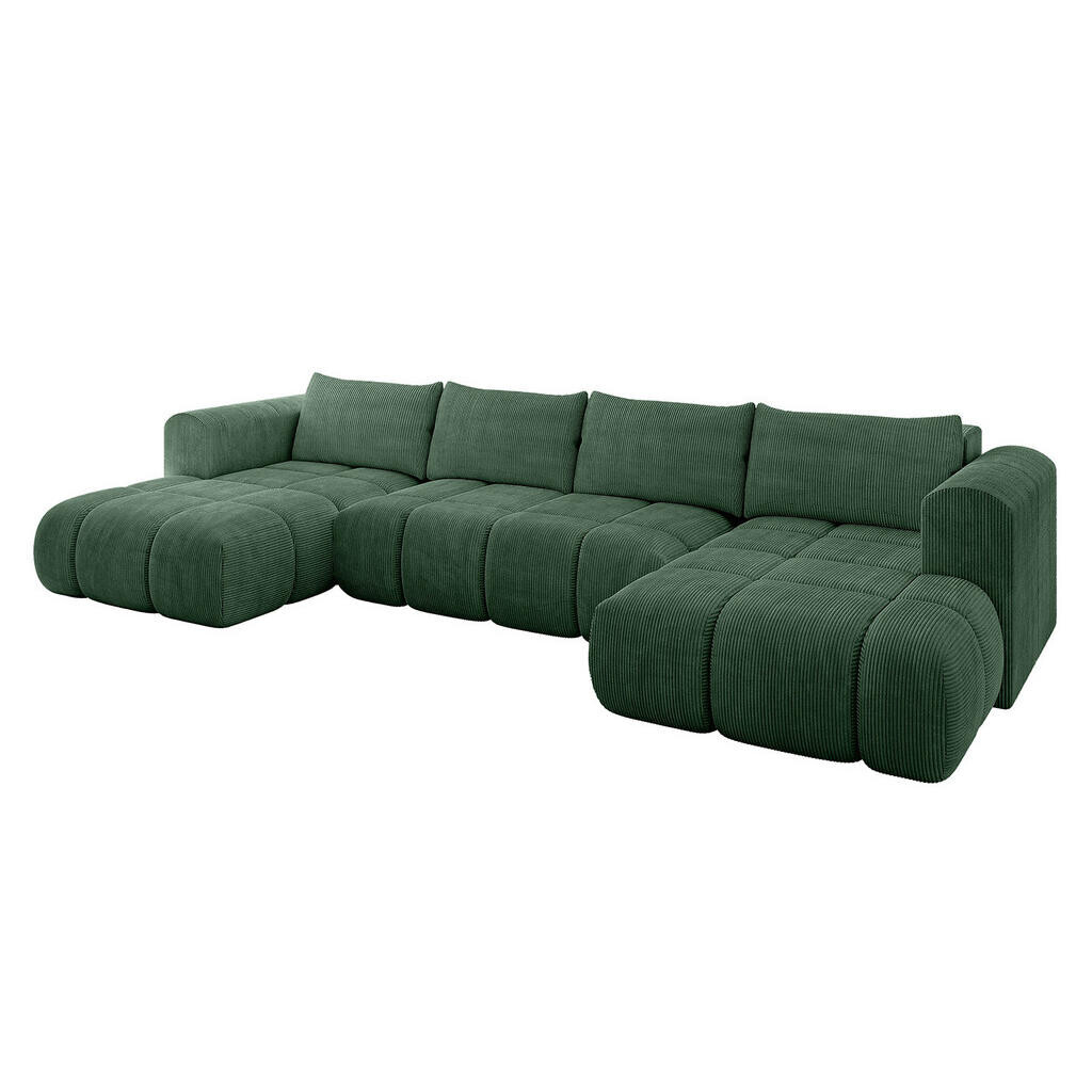 ALTDECOR SEDACÍ SOUPRAVA CLOUD-U 405x185x90 zelený manšestr