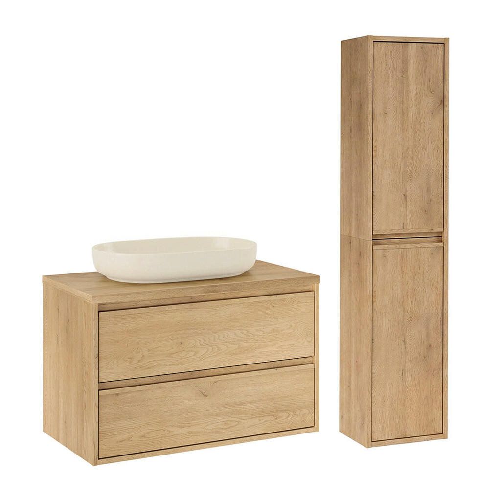 Petits-meubles KOUPELNOVÝ NÁBYTEK 80cm Edmé 2er-Set Dřevo