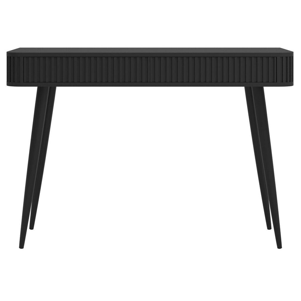 Selsey TOALETKA Ovarlo černá se 2 zásuvkami 113 cm
