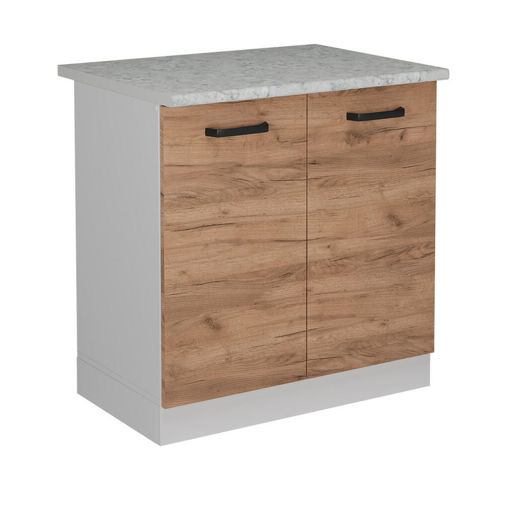 Vicco SKŘÍŇKA POD DŘEZ R-Line Zlatý mocný dub 80 cm PD Mramor