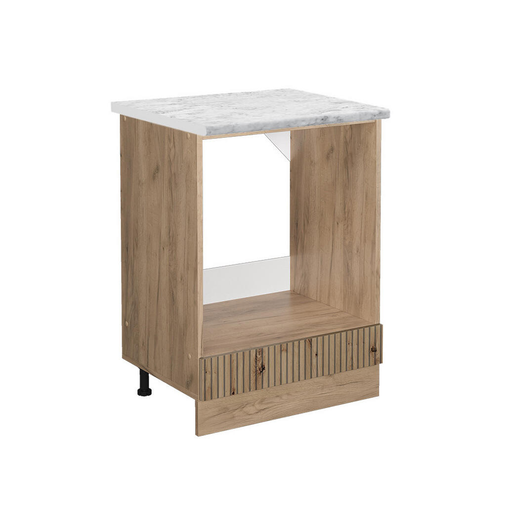 Vicco SKŘÍŇKA NA VESTAVĚNOU TROUBU R-Line Řemeslný dub 60 cm PD Mramor