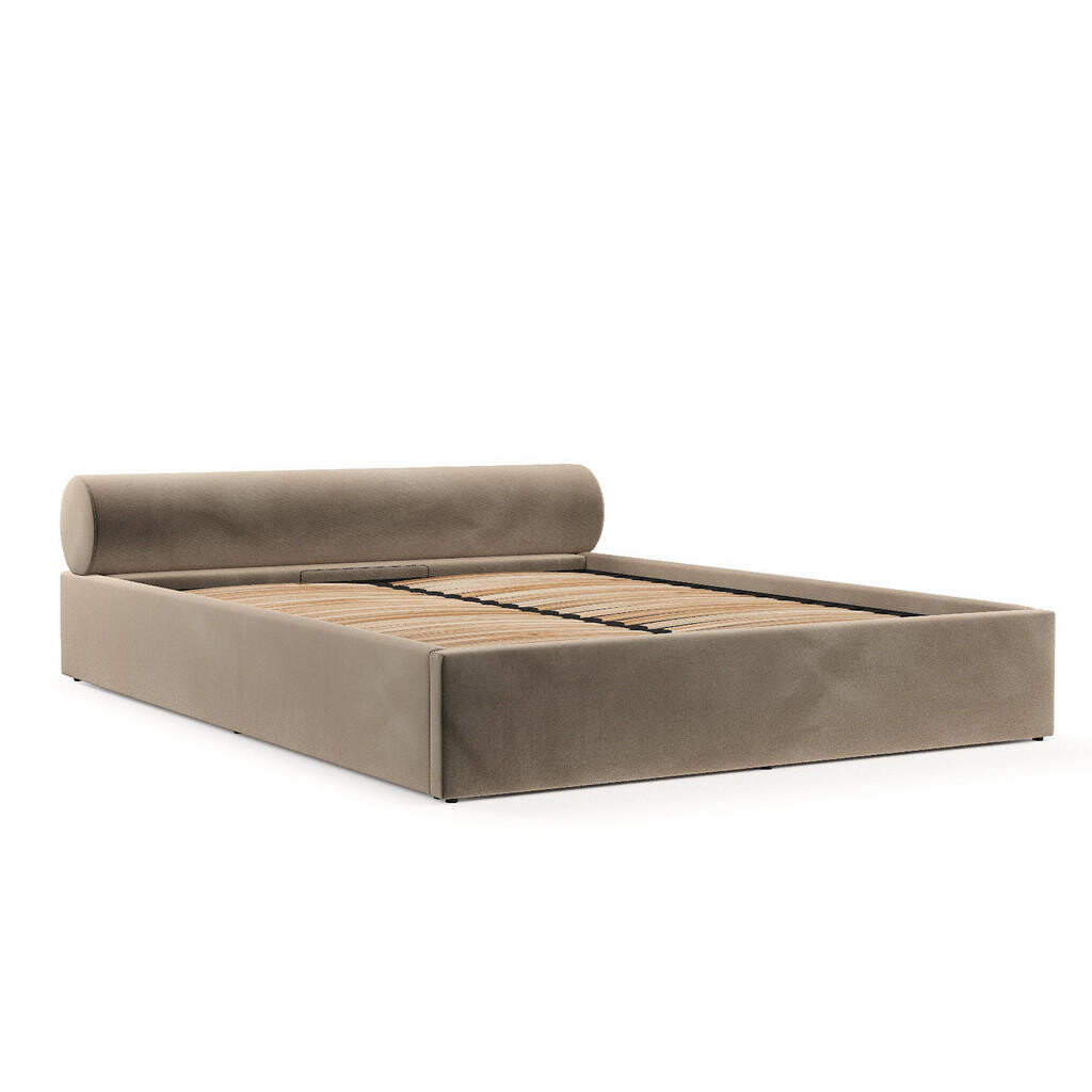 AltaBeds ČALOUNĚNÁ POSTEL SOLVO 200/200 cm Taupe