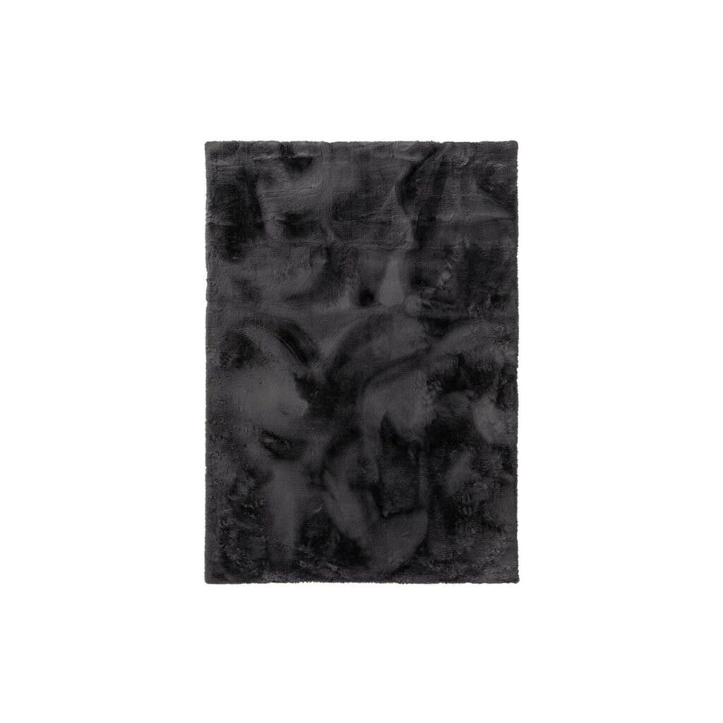 KUNSTLOFT UMĚLÉ kožíškové koberce Dave Antracit 160x230 cm