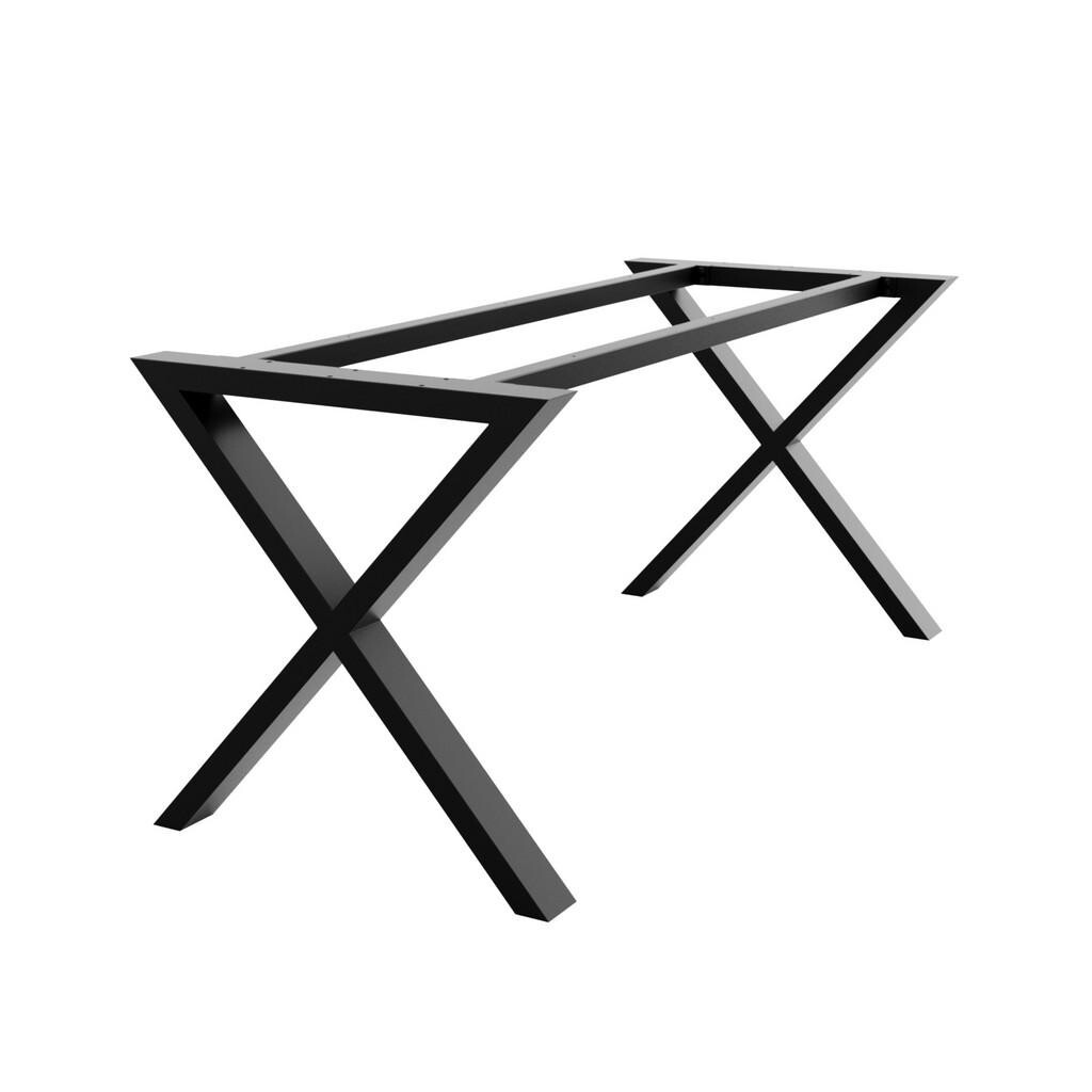 Metalo Pro KOVOVÉ NOHY KE STOLU Belaga černá 160/70/72 cm