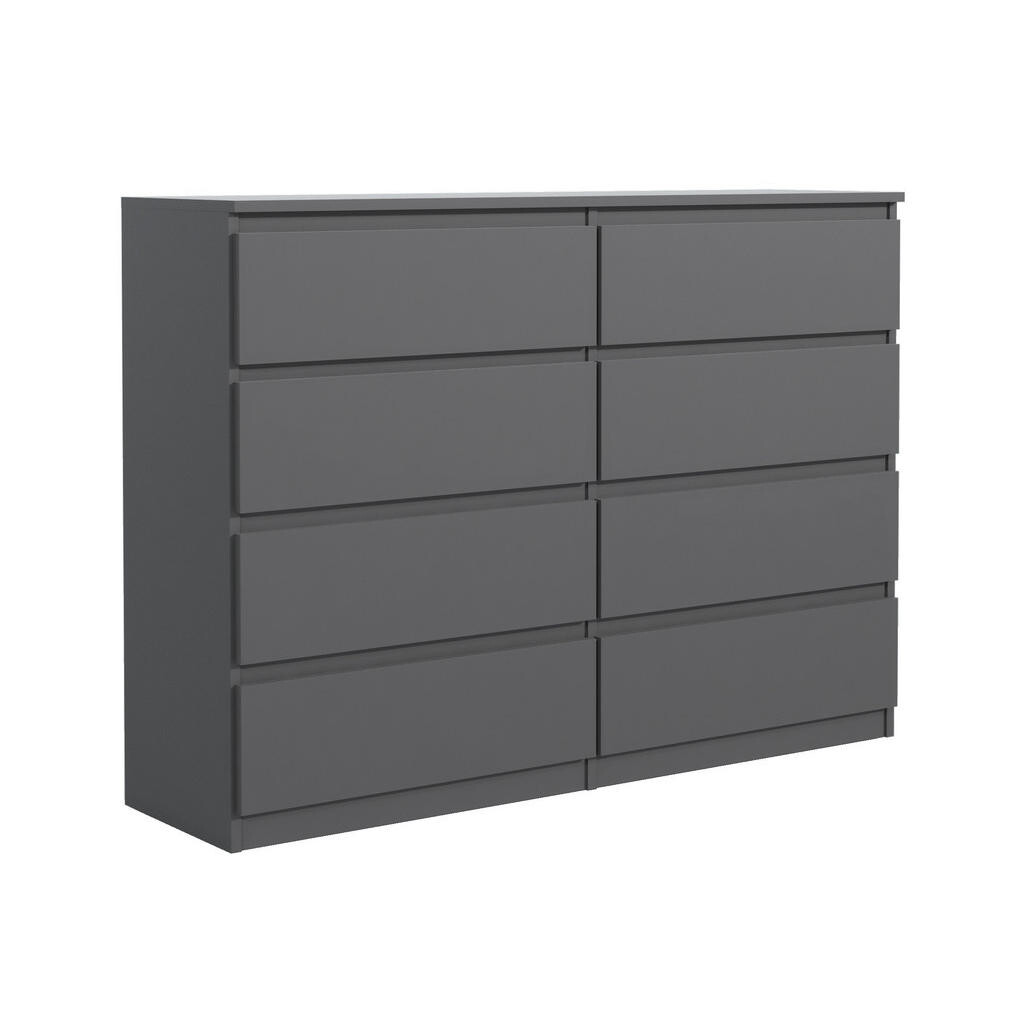 RAUMHIRSCH FURNITURE KOMODA antracitová 120/102/39
