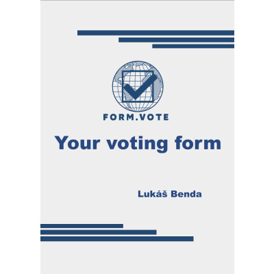 FORM.VOTE Your voting form