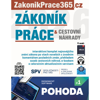 Zákoník práce a Cestovní náhrady 2026