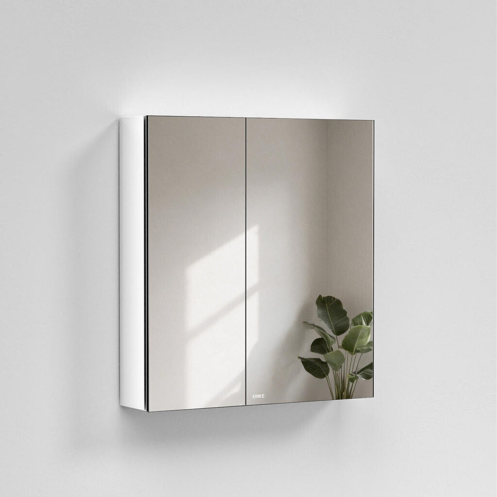 EMKE KOUPELNOVÁ ZRCADLOVÁ SKŘÍŇKA bílá, 65/60 cm