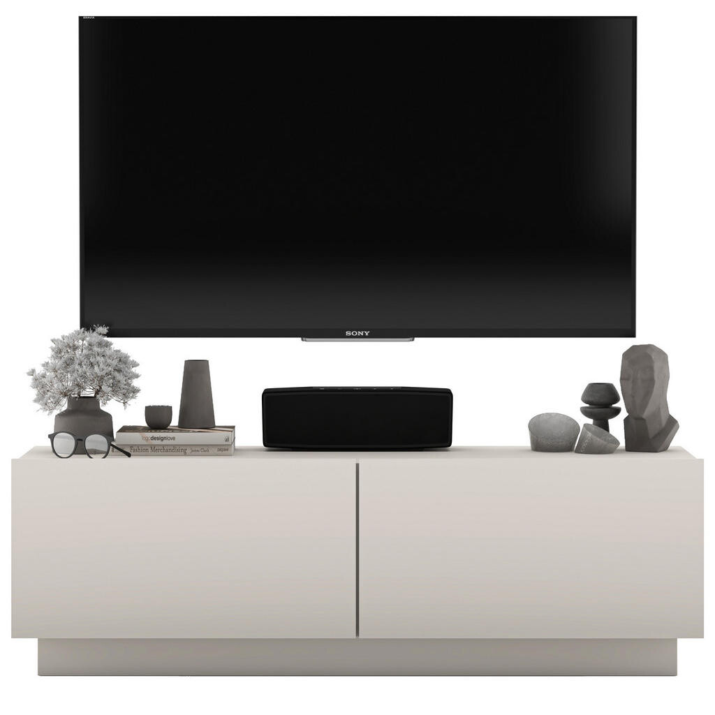 Meble Lindner TV stolek Enjoy Kašmír mat 120 cm se soklem