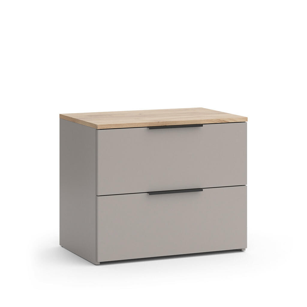 Vicco KREDENC Wido Greige 60 x 50 cm se 2 zásuvkami