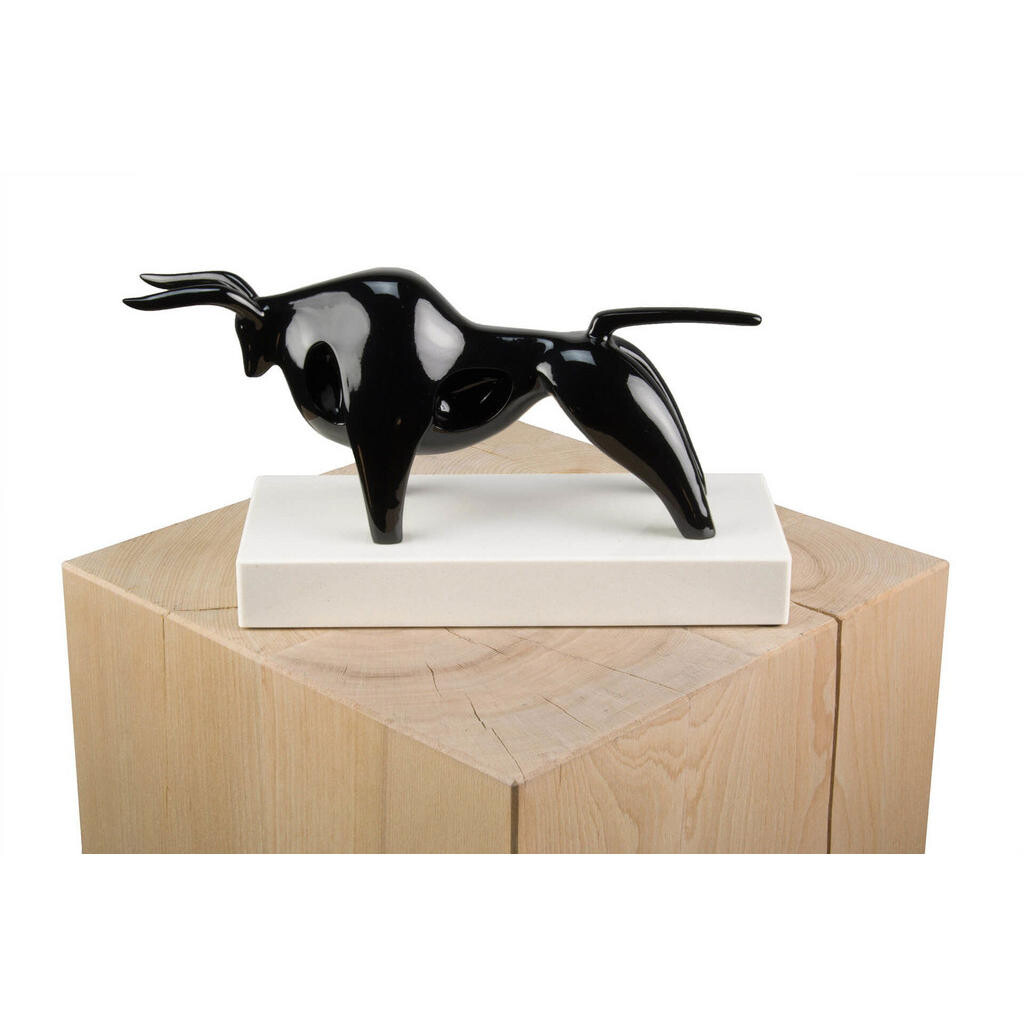 KUNSTLOFT DEKORATIVNÍ SOCHA ČERNÁ, 28/16 CM