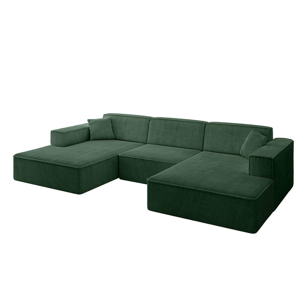 ALTDECOR SEDACÍ SOUPRAVA IREA-U1-v4 – 301 x 165 x 77 cm, zelená
