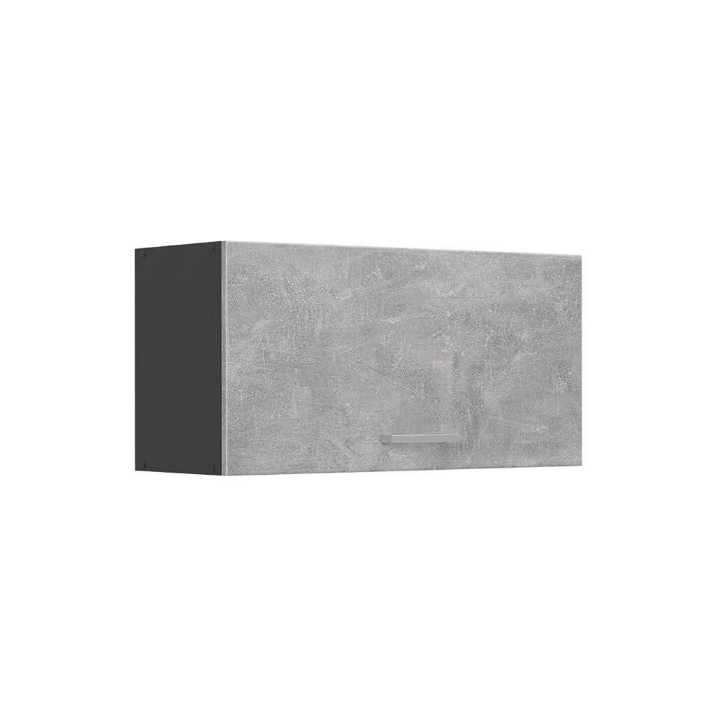 Vicco VĚŠÁK NA STĚNU R-Line, Beton/Antracit, 80 cm Plochý
