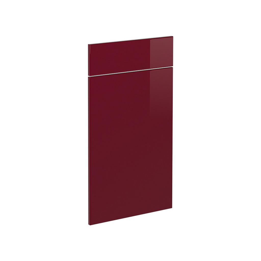 Vicco KUCHYŇSKÁ DVÍŘKA R-Line Červená vysoký lesk 39.6 x 70.8 cm nábytková čela pro spodní skříňku se zásuvkami