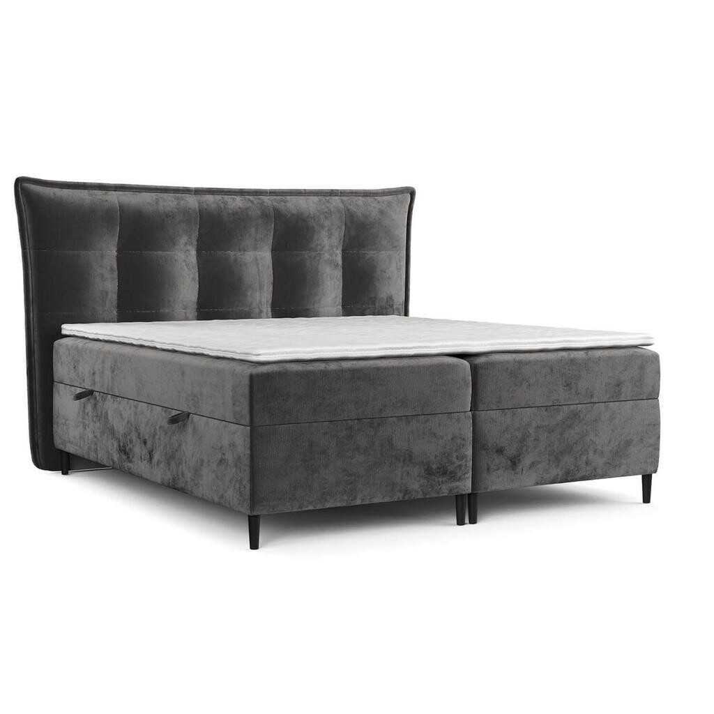 AltaBeds POSTEL BOXSPRING LAS PALMAS 200/200 cm Ocelová